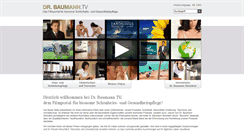 Desktop Screenshot of dr-baumann.tv
