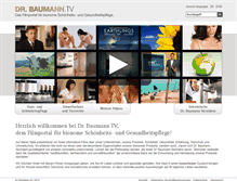 Tablet Screenshot of dr-baumann.tv